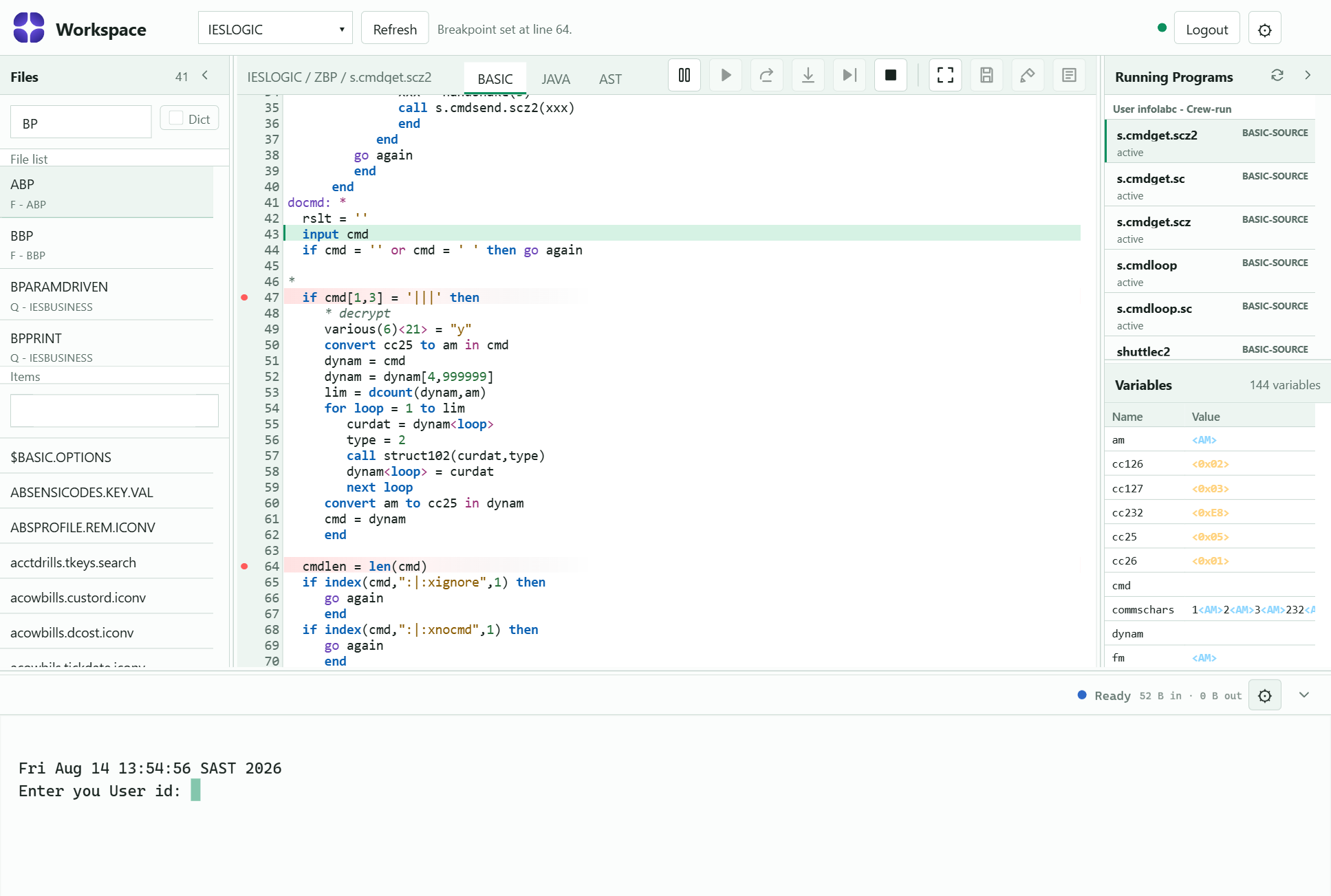 RightMV browser development workspace